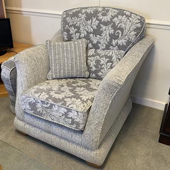 KNIGHTSBRIDGE THREE-SEATER SOFA + 1 STANDARD CHAIR + 1 GENTS CHAIR £1599